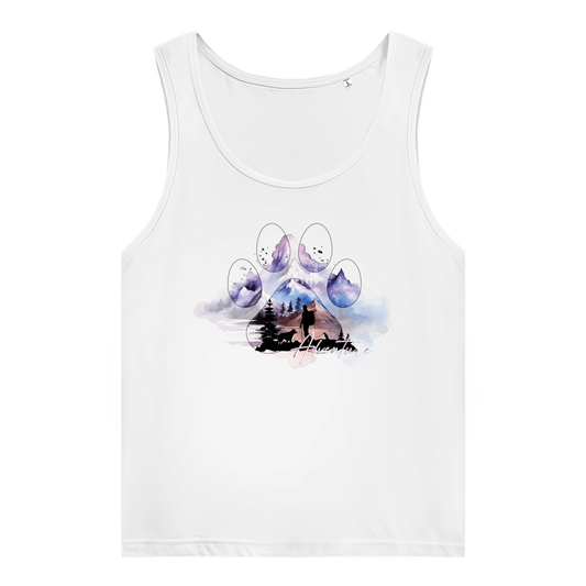 Damen Premium Organic Tank Top  Pfote Adventure 1
