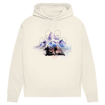 Damen Premium Bio Hoodie  Pfote Adventure 1