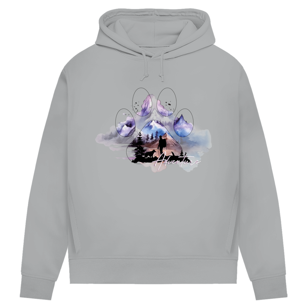 Damen Premium Bio Hoodie  Pfote Adventure 1
