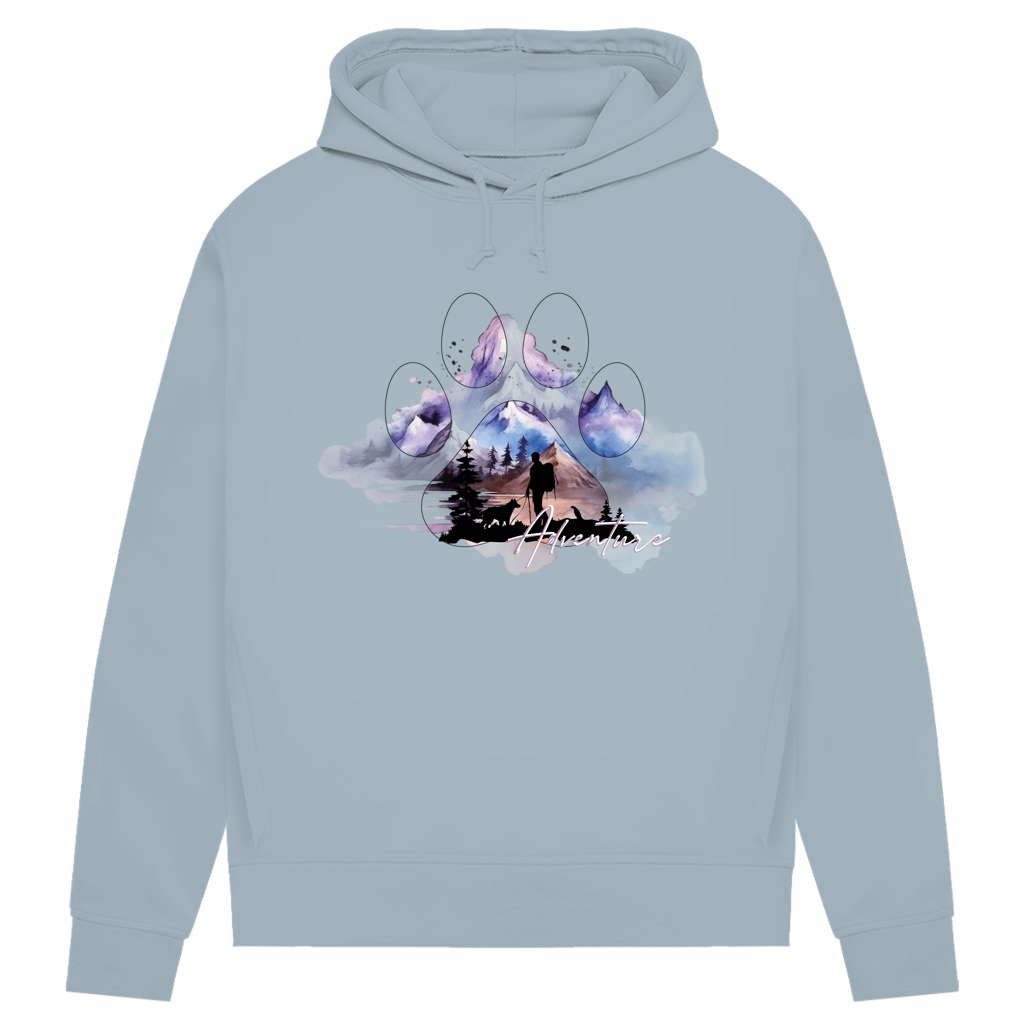 Damen Premium Bio Hoodie  Pfote Adventure 1
