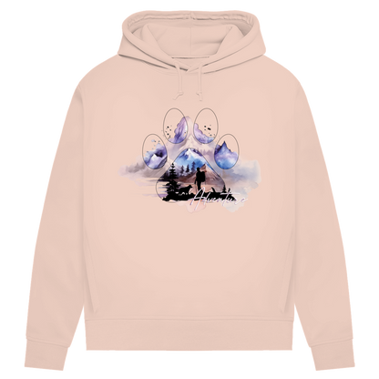 Damen Premium Bio Hoodie  Pfote Adventure 1