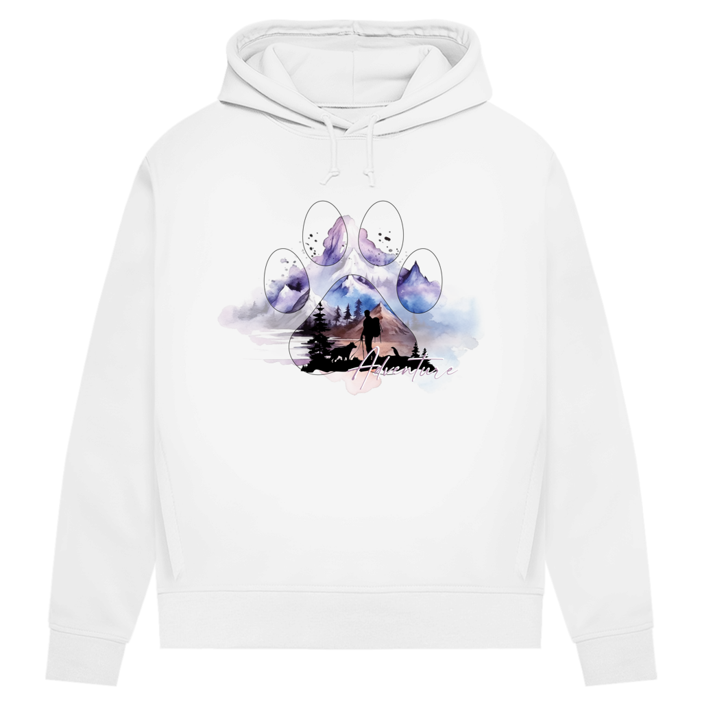 Damen Premium Bio Hoodie  Pfote Adventure 1