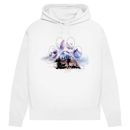 Damen Premium Bio Hoodie  Pfote Adventure 1