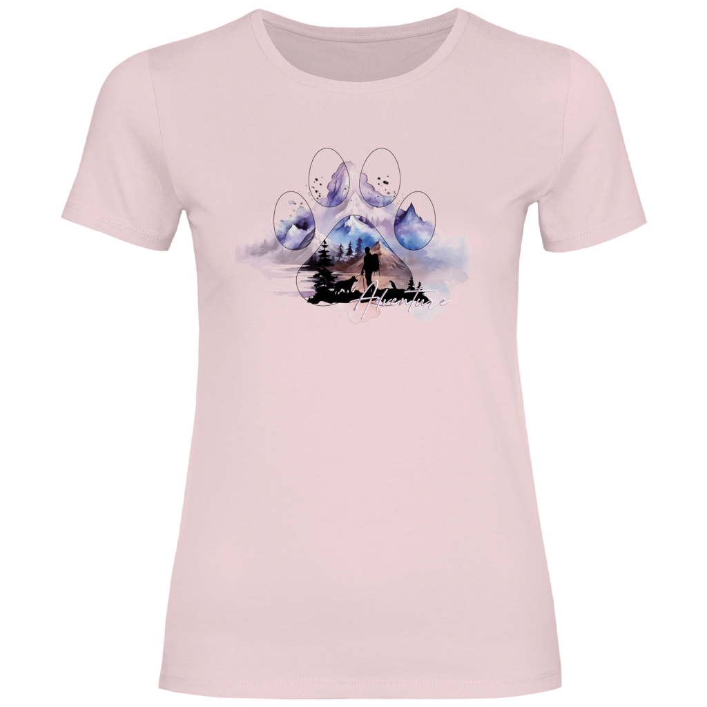 Damen T-Shirt  Pfote Adventure 1
