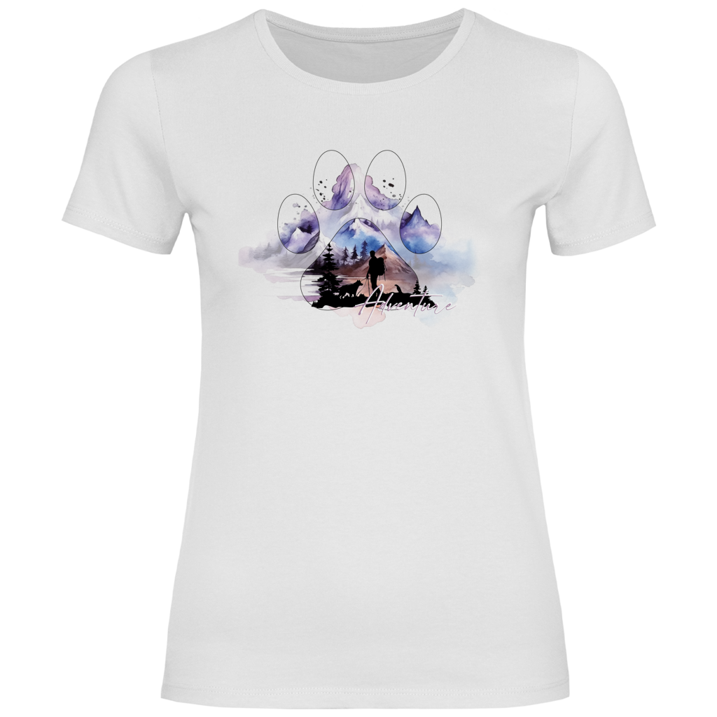 Damen T-Shirt  Pfote Adventure 1