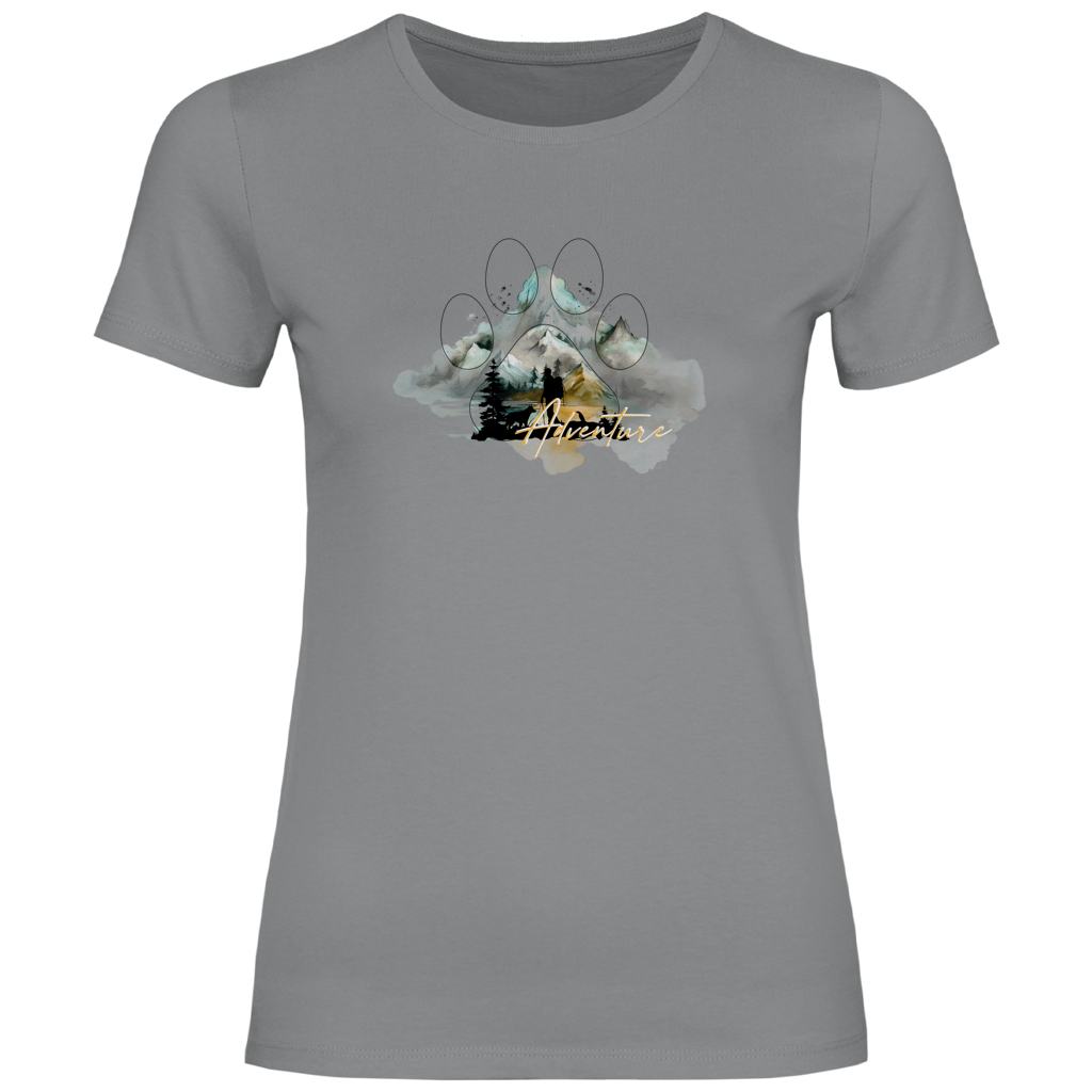 Damen T-Shirt  Pfote Adventure 2