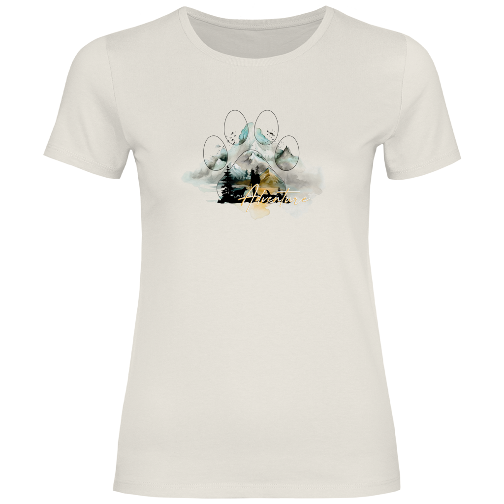 Damen T-Shirt  Pfote Adventure 2