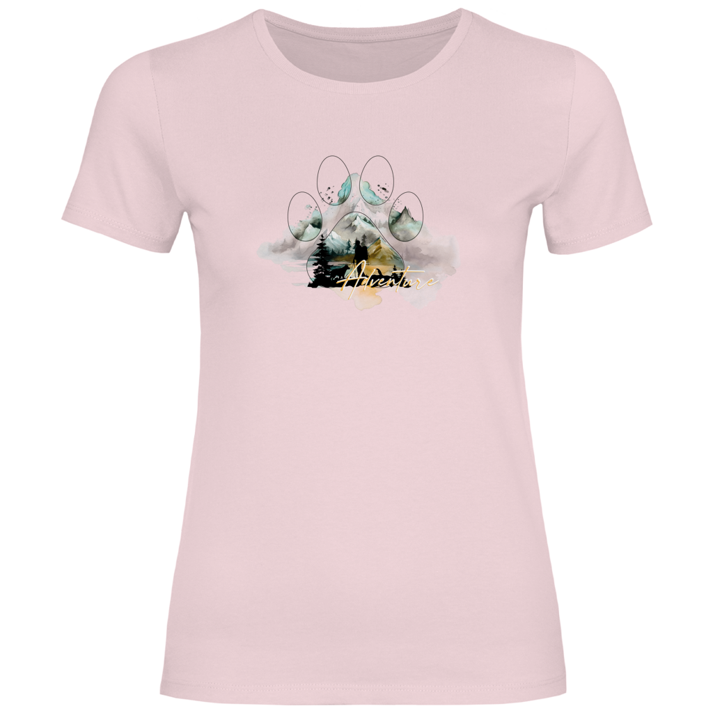 Damen T-Shirt  Pfote Adventure 2