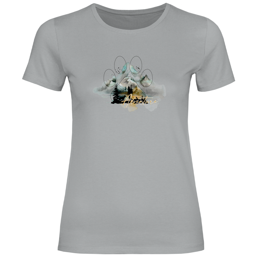 Damen T-Shirt  Pfote Adventure 2