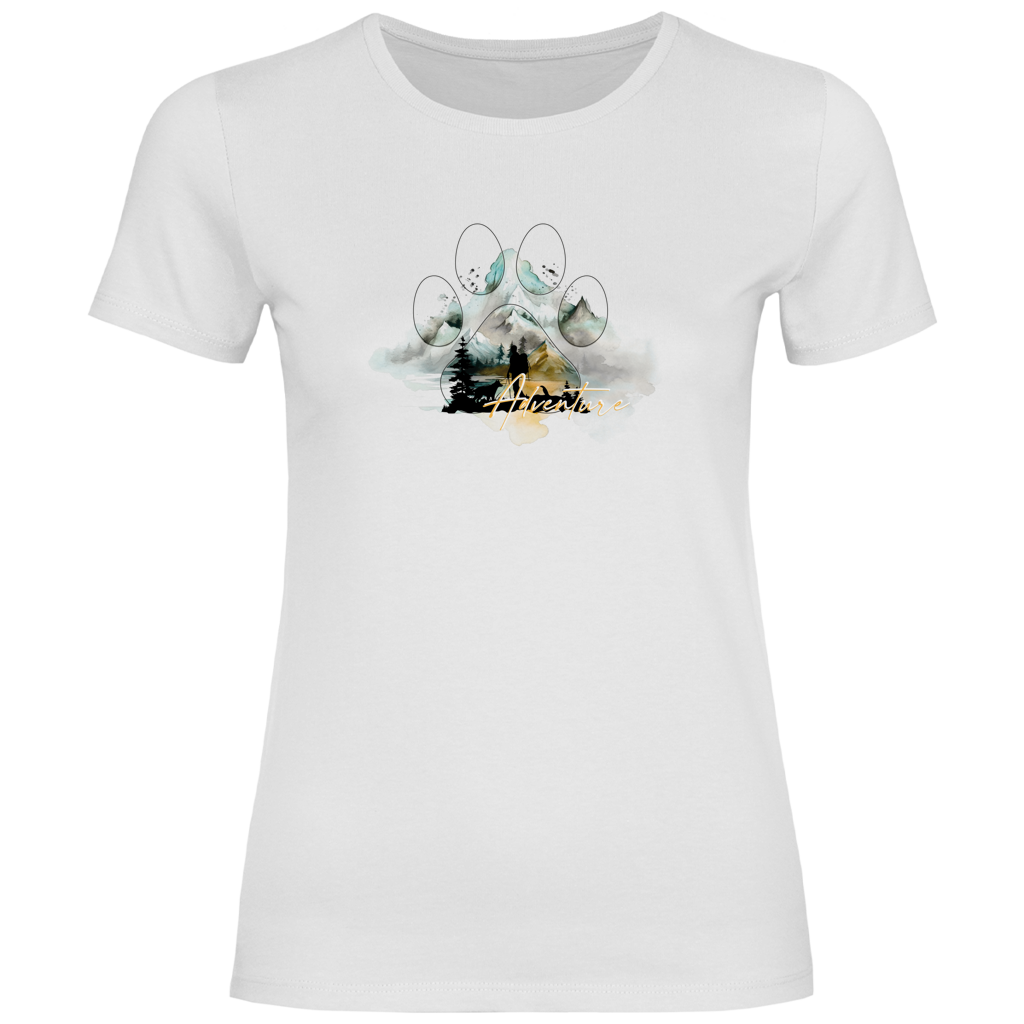 Damen T-Shirt  Pfote Adventure 2