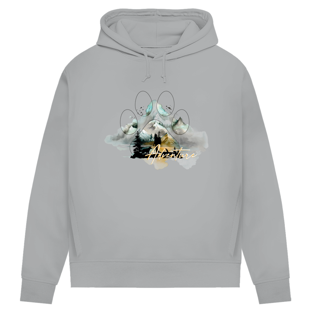 Damen Premium Bio Hoodie  Pfote Adventure 2