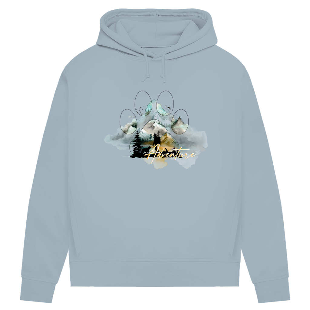 Damen Premium Bio Hoodie  Pfote Adventure 2