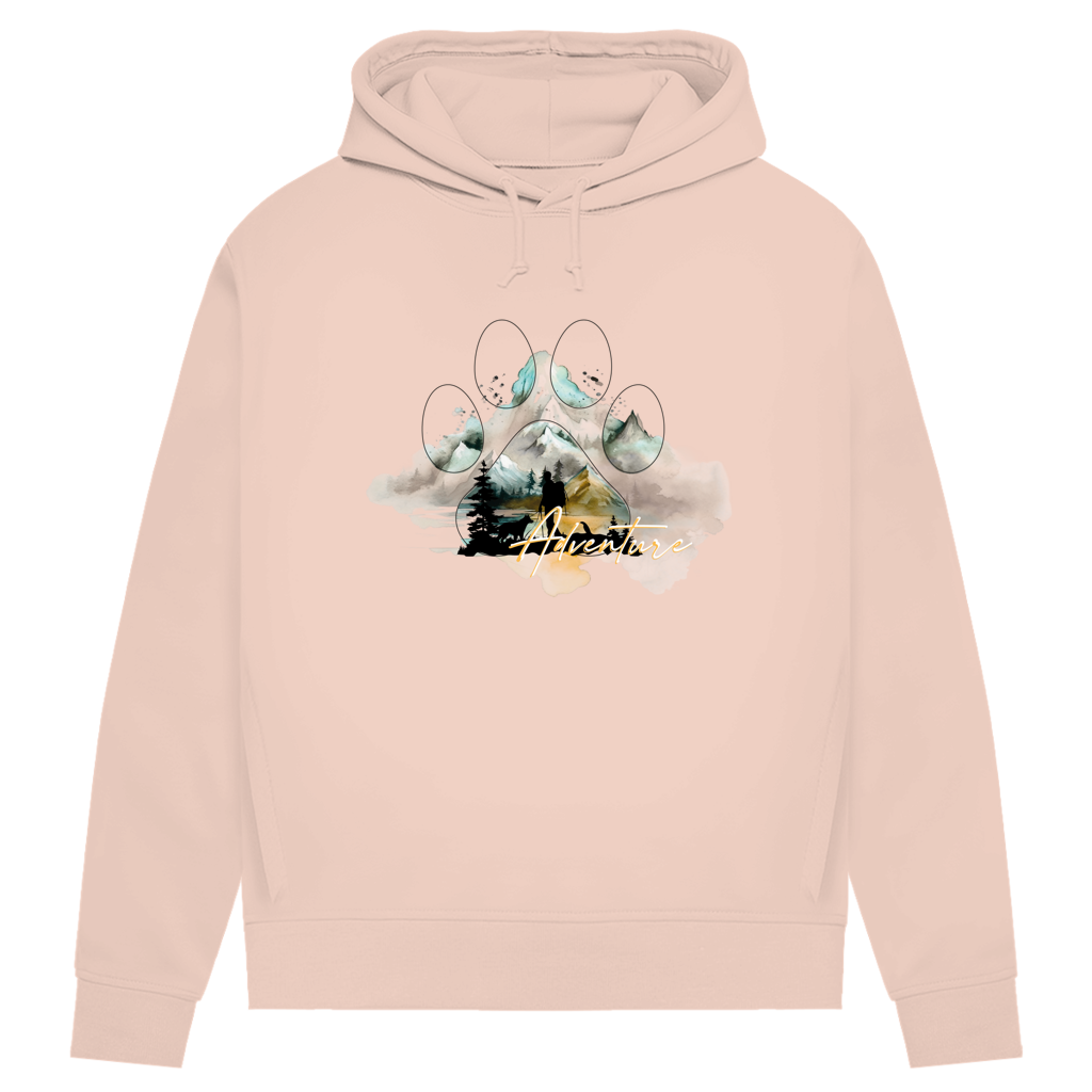 Damen Premium Bio Hoodie  Pfote Adventure 2