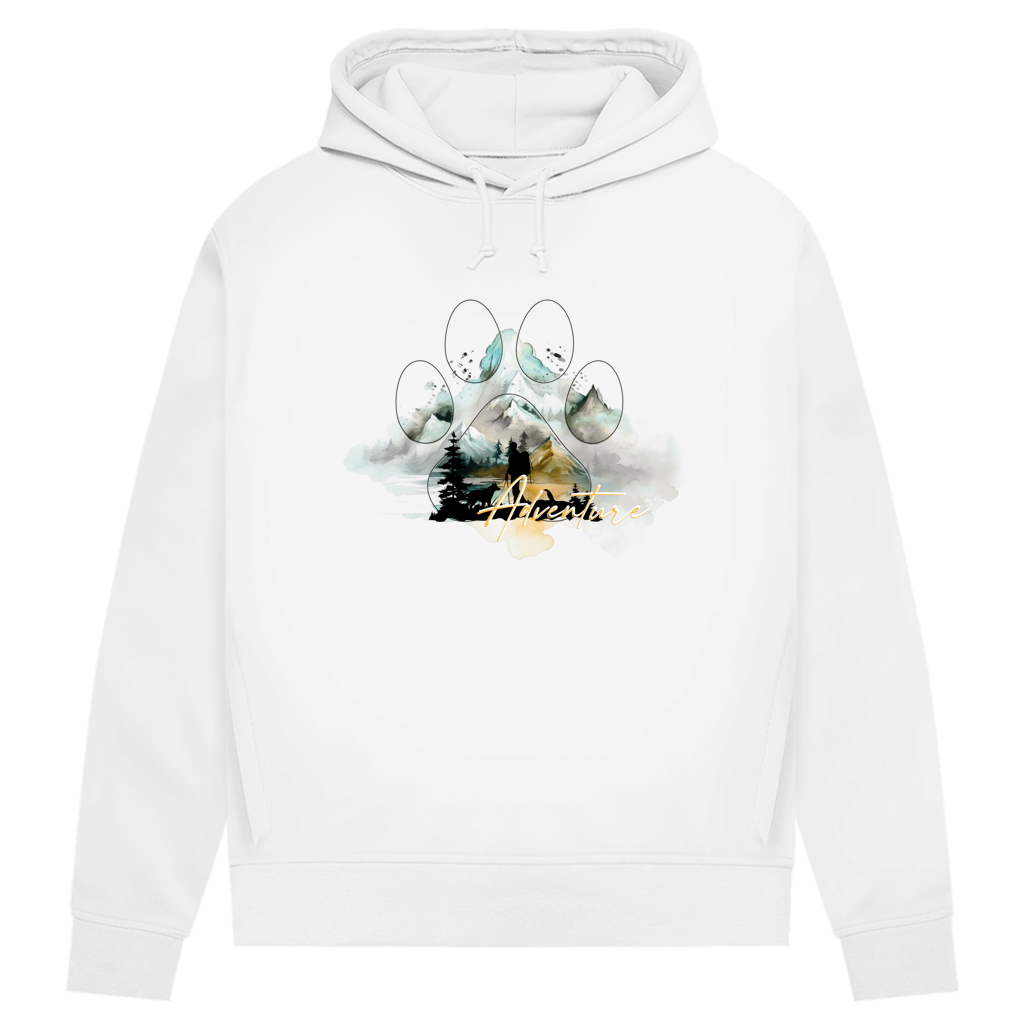Damen Premium Bio Hoodie  Pfote Adventure 2