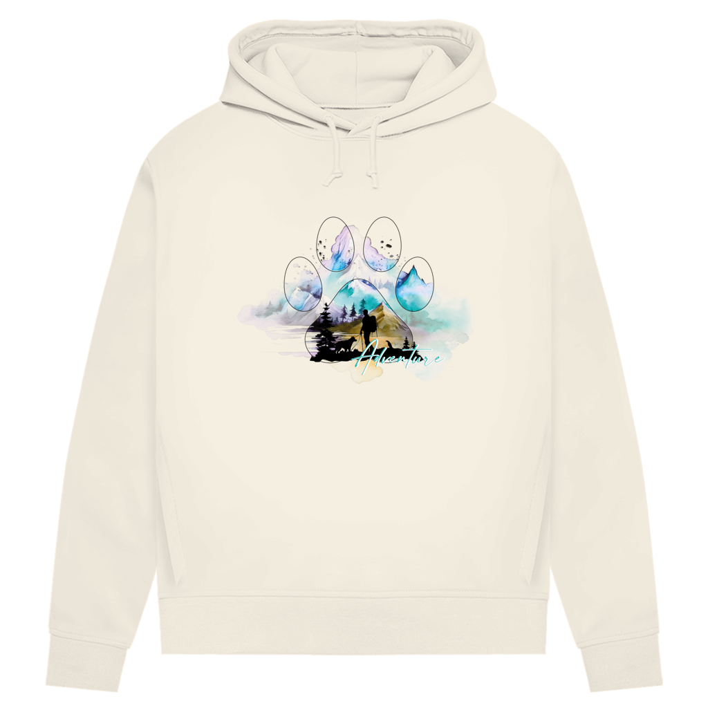 Damen Premium Bio Hoodie  Pfote Adventure 3