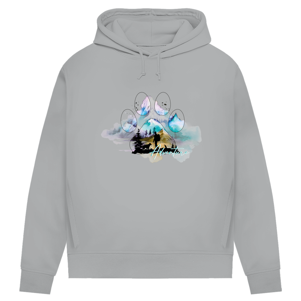 Damen Premium Bio Hoodie  Pfote Adventure 3