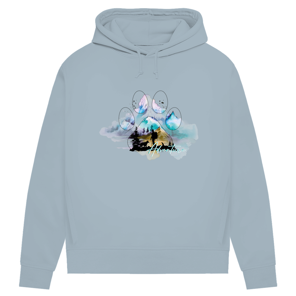 Damen Premium Bio Hoodie  Pfote Adventure 3
