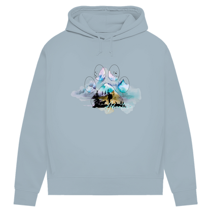 Damen Premium Bio Hoodie  Pfote Adventure 3