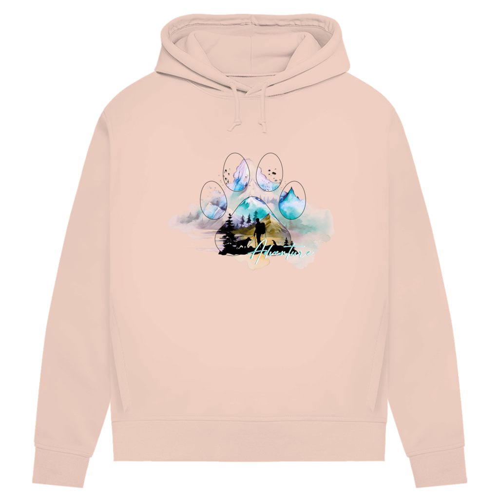 Damen Premium Bio Hoodie  Pfote Adventure 3