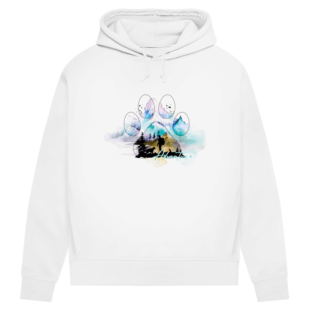 Damen Premium Bio Hoodie  Pfote Adventure 3