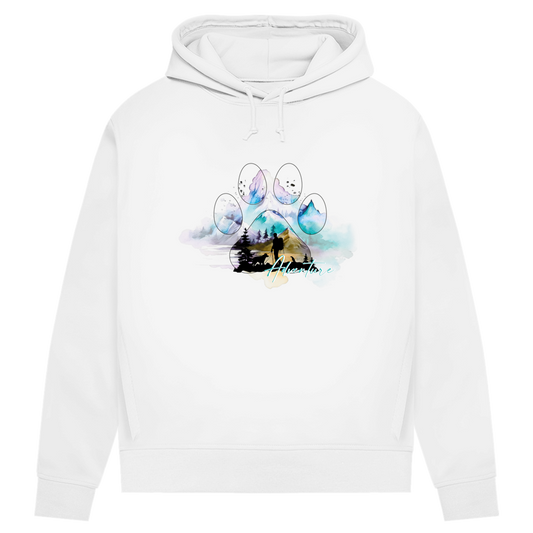 Damen Premium Bio Hoodie  Pfote Adventure 3