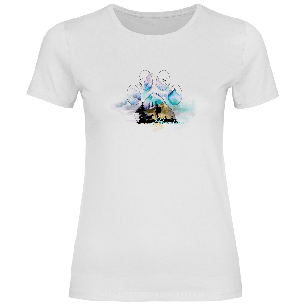 Damen T-Shirt  Pfote Adventure 3