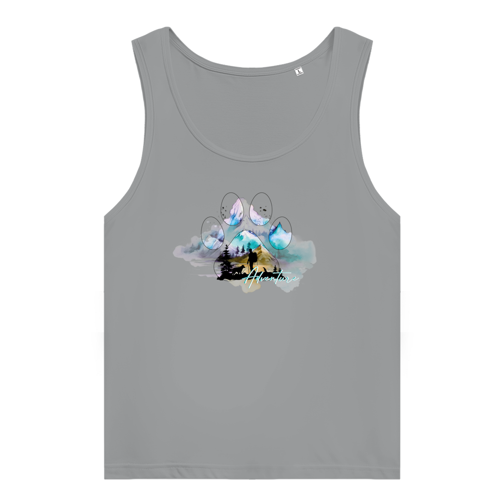 Damen Premium Organic Tank Top  Pfote Adventure 3