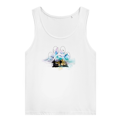 Damen Premium Organic Tank Top  Pfote Adventure 3