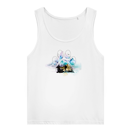Damen Premium Organic Tank Top  Pfote Adventure 3