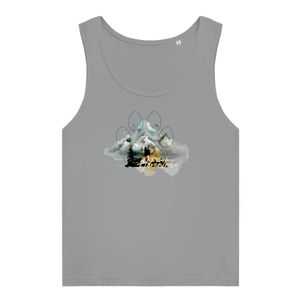 Damen Premium Organic Tank Top  Pfote Adventure 2