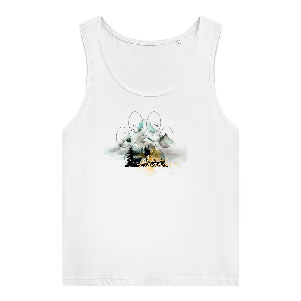Damen Premium Organic Tank Top  Pfote Adventure 2