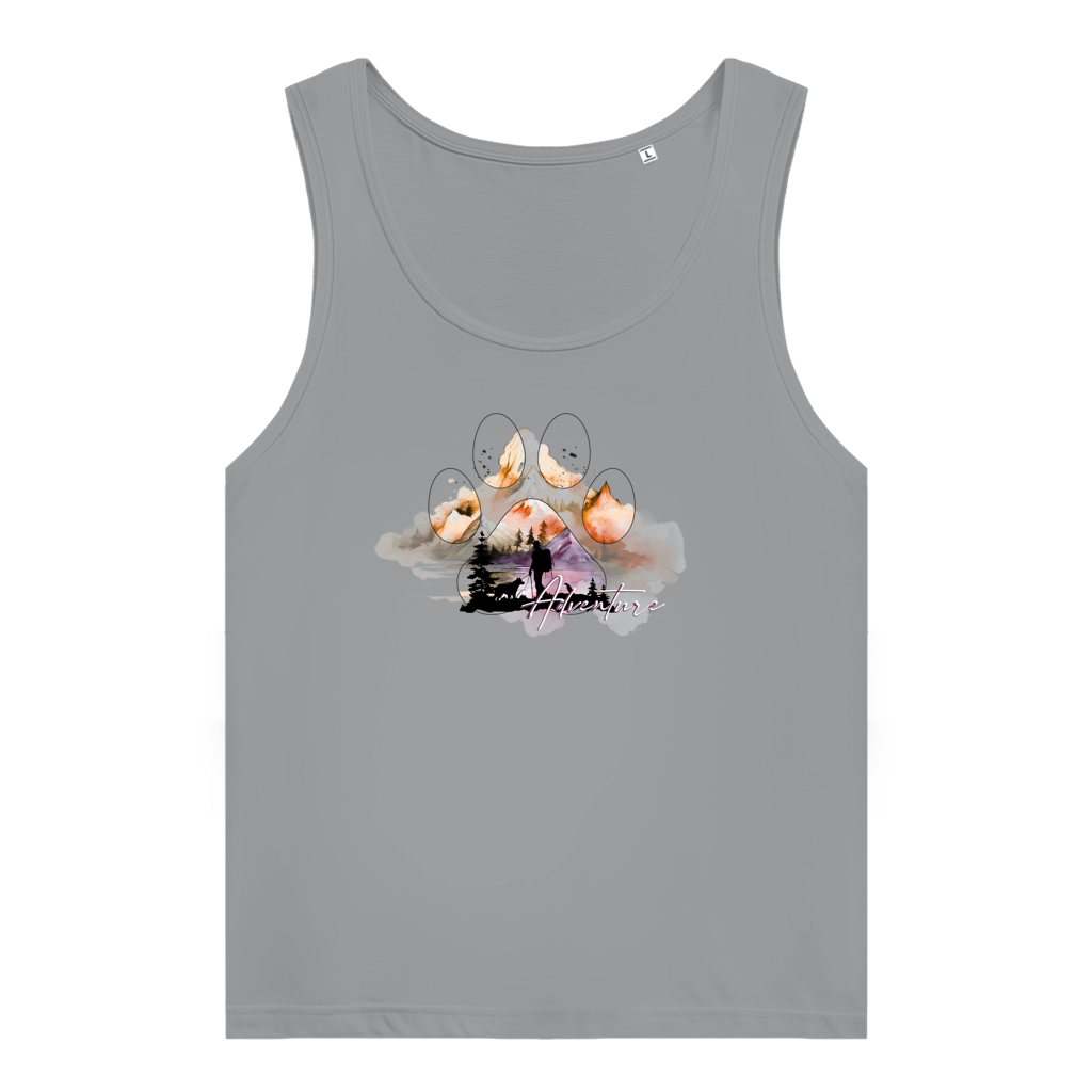 Damen Premium Organic Tank Top  Pfote Adventure 4