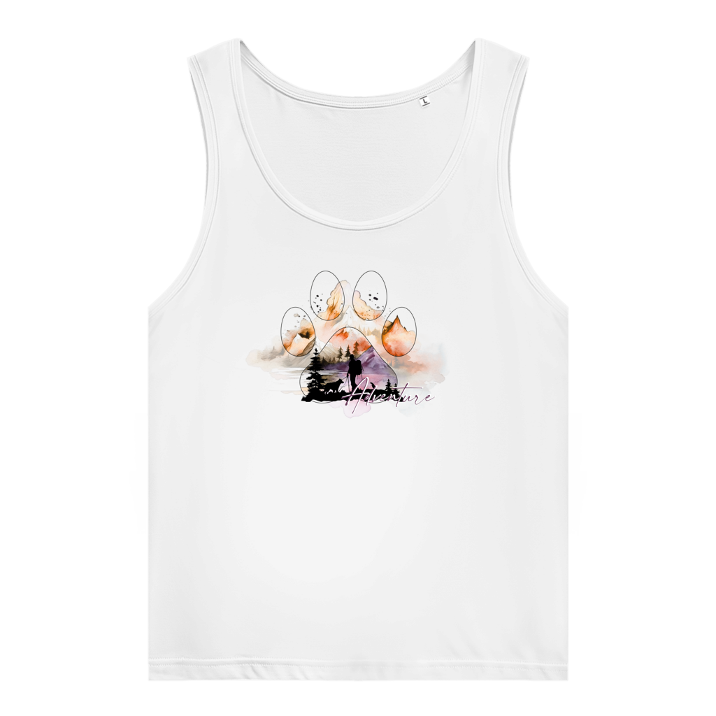 Damen Premium Organic Tank Top  Pfote Adventure 4