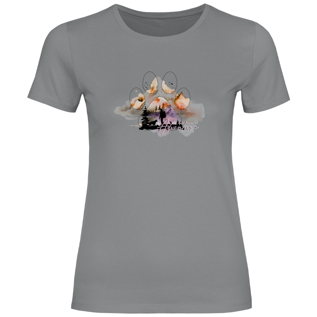 Damen T-Shirt  Pfote Adventure 4