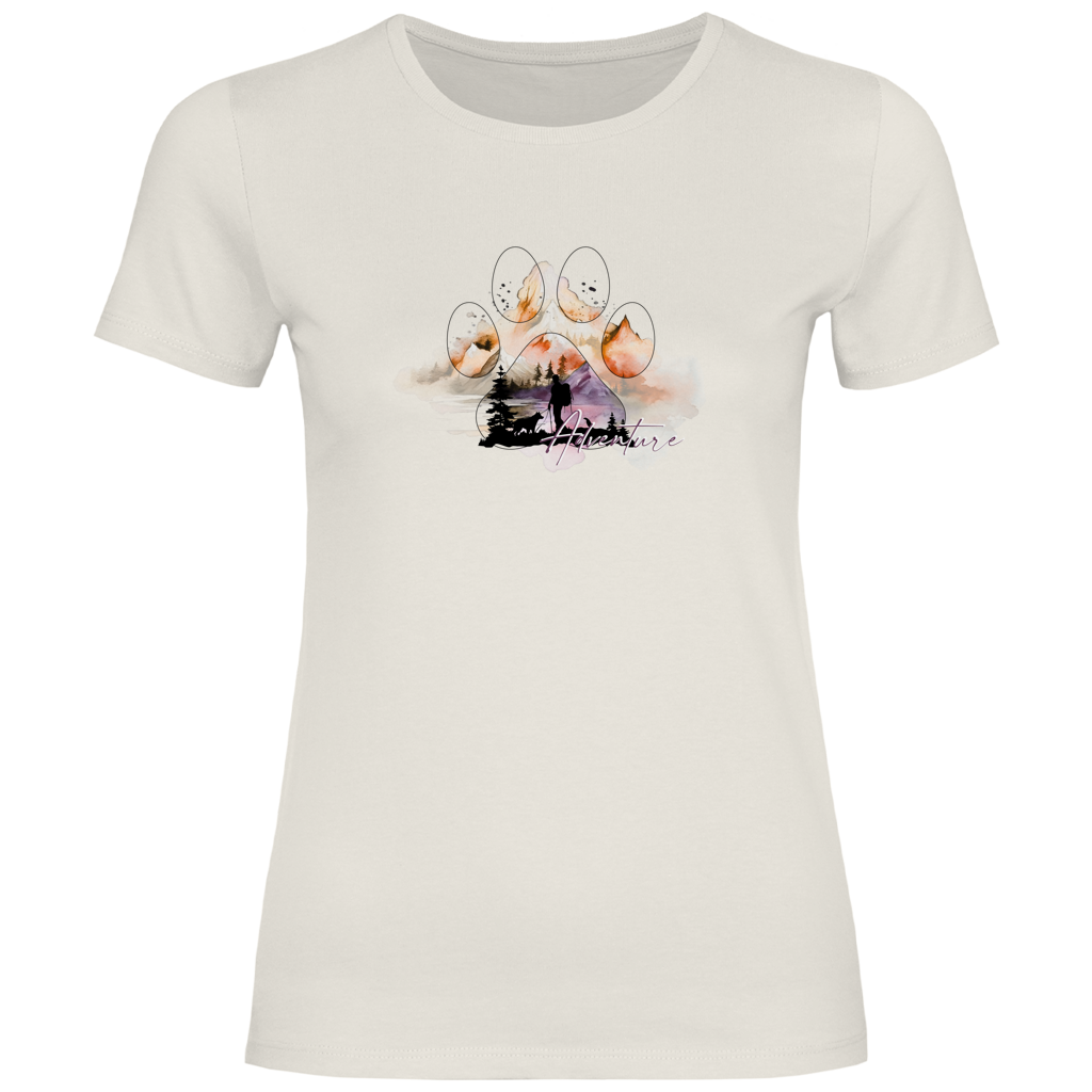Damen T-Shirt  Pfote Adventure 4