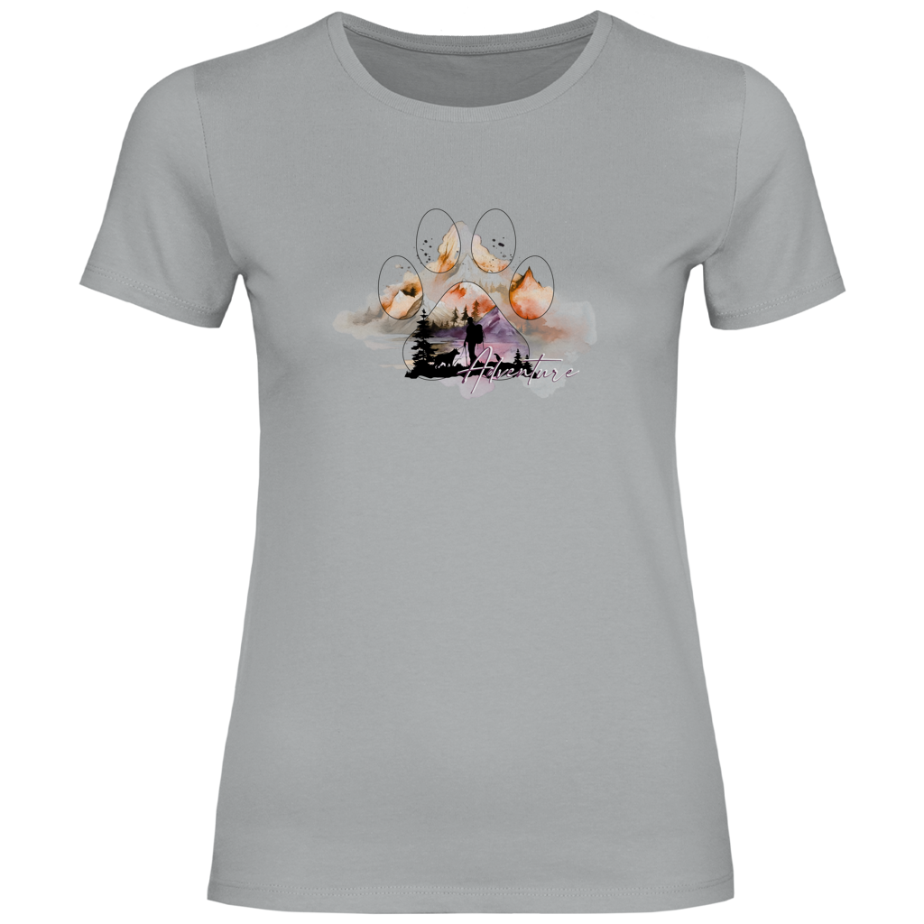 Damen T-Shirt  Pfote Adventure 4