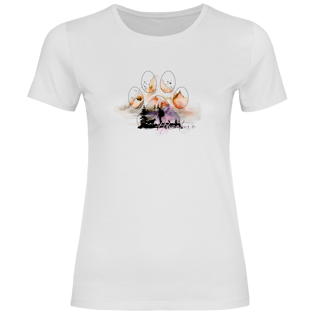Damen T-Shirt  Pfote Adventure 4