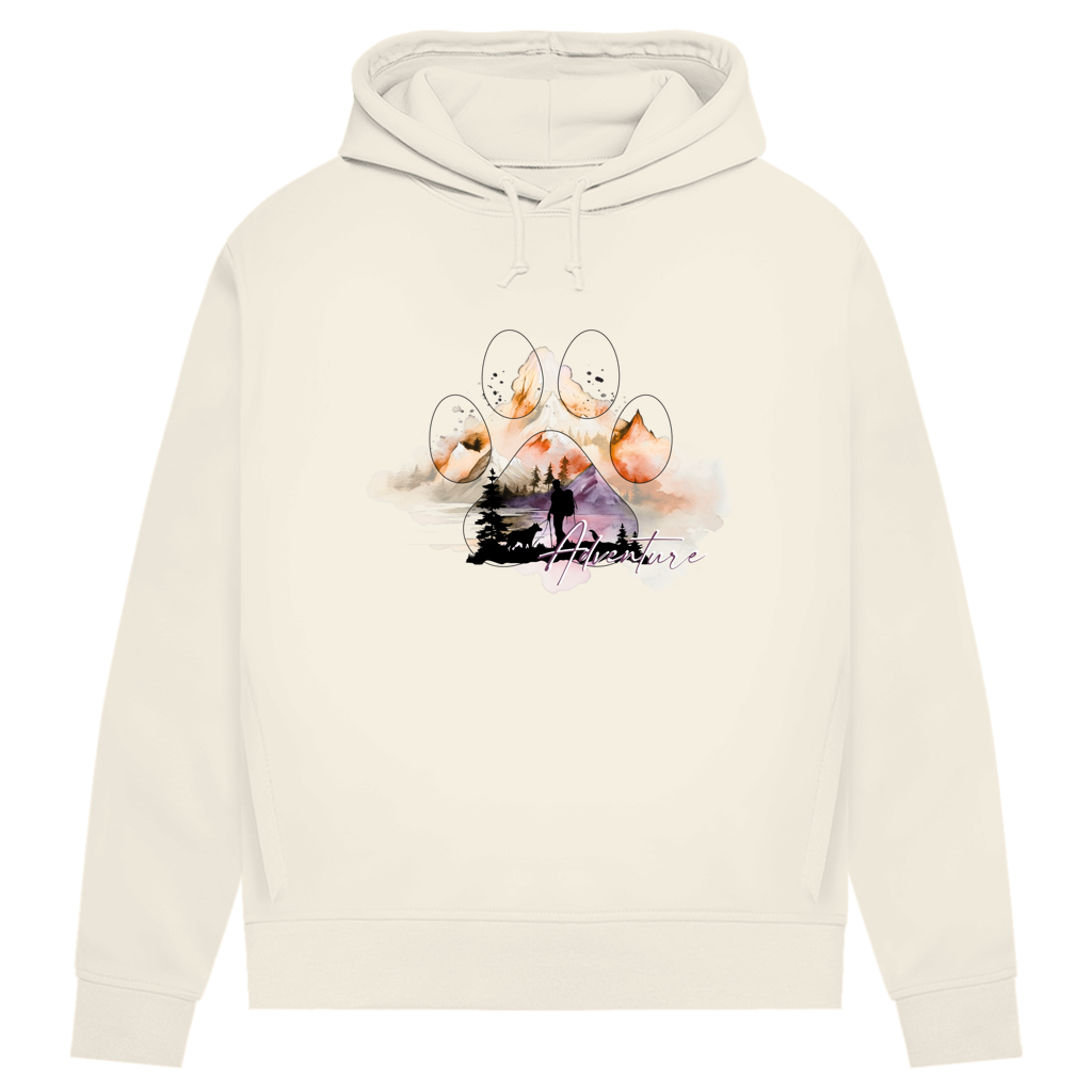 Damen Premium Bio Hoodie  Pfote Adventure 4