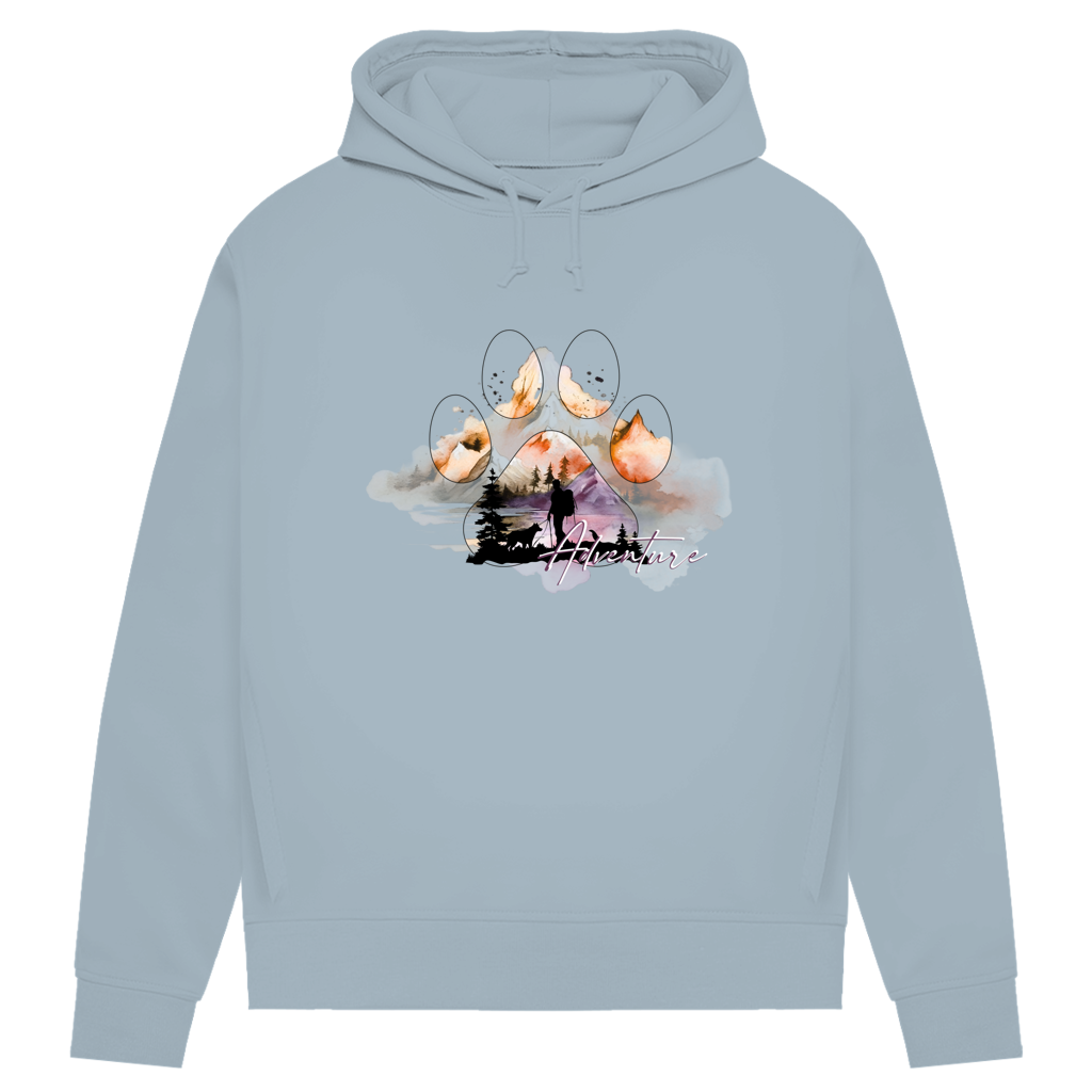 Damen Premium Bio Hoodie  Pfote Adventure 4