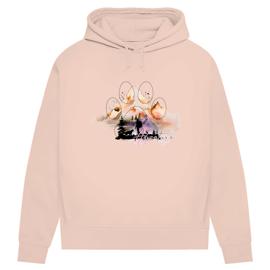 Damen Premium Bio Hoodie  Pfote Adventure 4