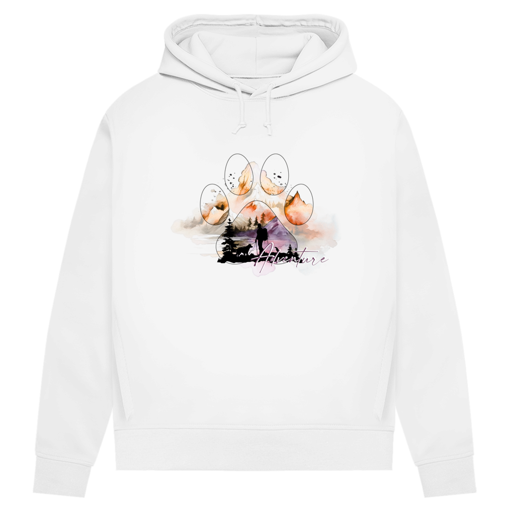 Damen Premium Bio Hoodie  Pfote Adventure 4