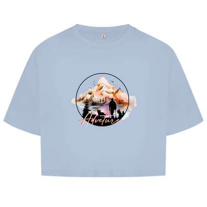Damen Oversize Crop Top  Adventure 4