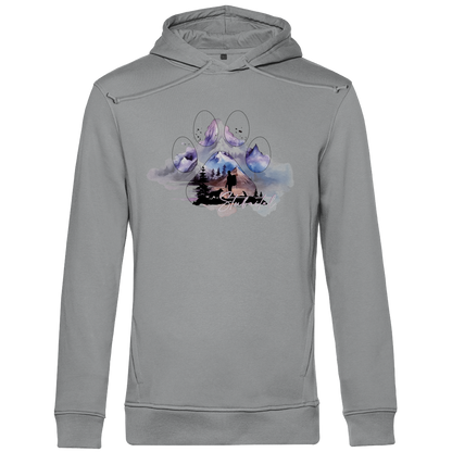 Herren Premium Bio Hoodie Pfote Stubaital 1