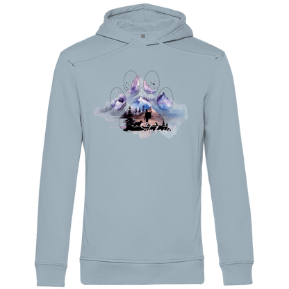 Herren Premium Bio Hoodie Pfote Stubaital 1