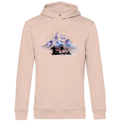 Herren Premium Bio Hoodie Pfote Stubaital 1