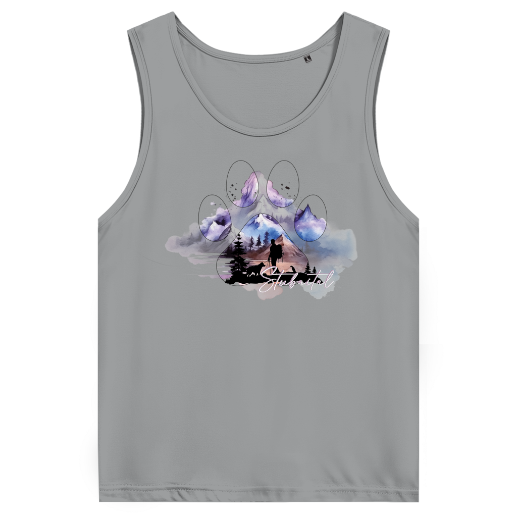 Herren Premium Tank Top Pfote Stubaital 1