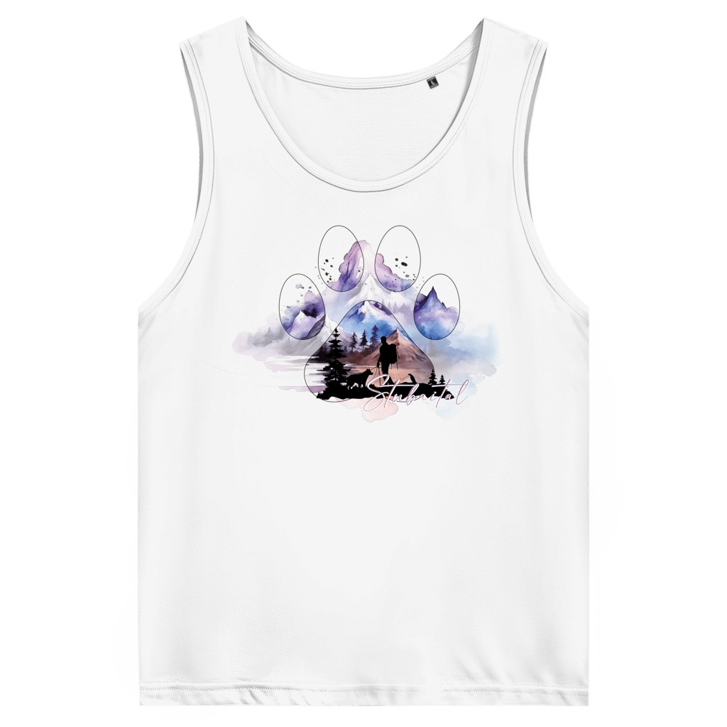 Herren Premium Tank Top Pfote Stubaital 1