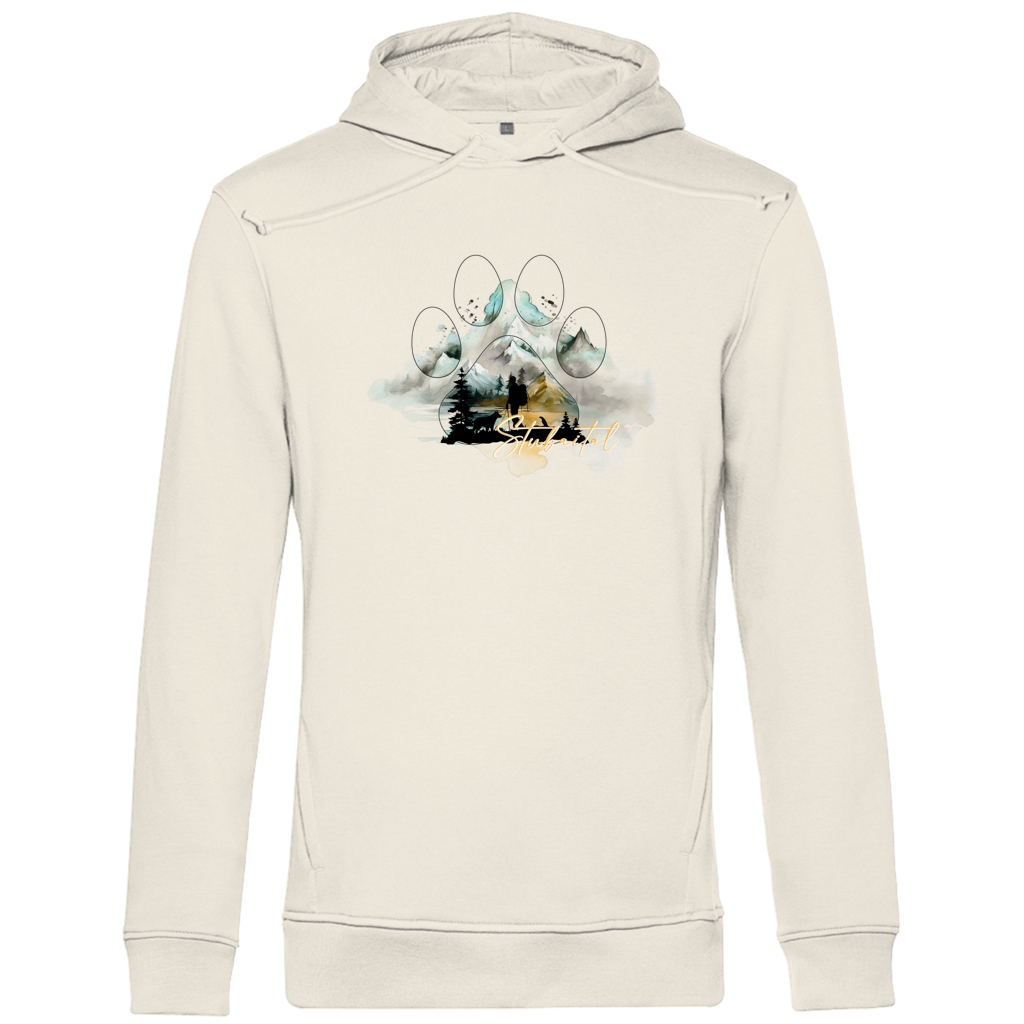 Herren Premium Bio Hoodie Pfote Stubaital 2