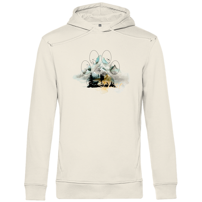Herren Premium Bio Hoodie Pfote Stubaital 2