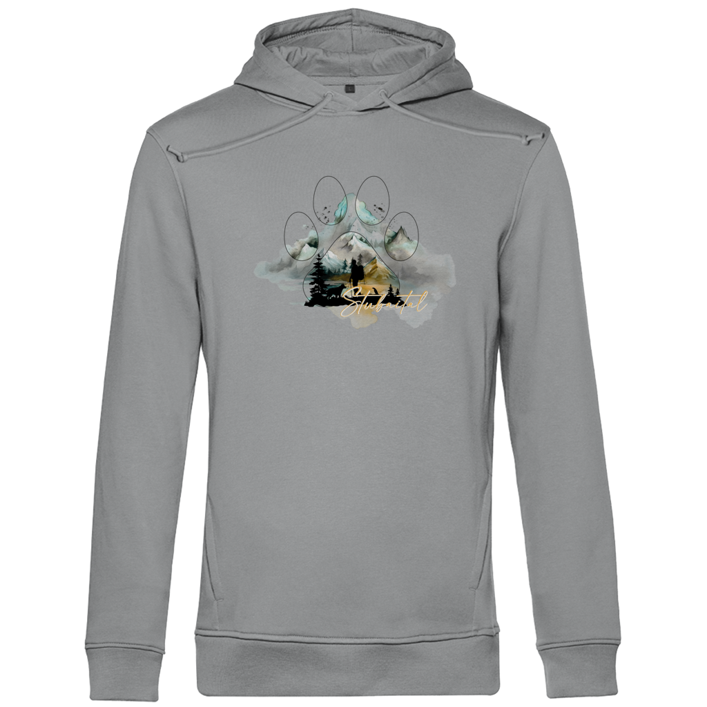 Herren Premium Bio Hoodie Pfote Stubaital 2